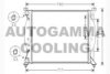AUTOGAMMA 104600 Radiator, engine cooling